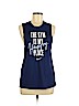 Nike 100% Polyester Blue Active Tank Size S - photo 1