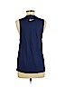 Nike 100% Polyester Blue Active Tank Size S - photo 2