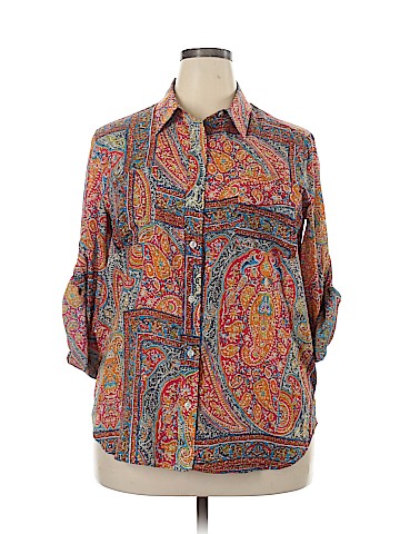 Jones New York Sport Long Sleeve Button-Down Shirt (view 1)