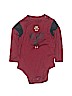 Under Armour 100% Polyester Burgundy Long Sleeve Onesie Size 9-12 mo - photo 1