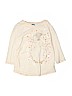 Gap Kids 100% Cotton Ivory 3/4 Sleeve T-Shirt Size 10 - photo 1