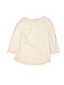 Gap Kids 100% Cotton Ivory 3/4 Sleeve T-Shirt Size 10 - photo 2