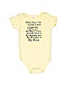 American Apparel 100% Cotton Yellow Short Sleeve Onesie Size 6-12 mo - photo 1