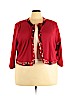 Denim 24/7 Red Cardigan Size 3X - photo 1