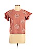 Chloe Oliver Pink Short Sleeve Top Size XS - photo 1