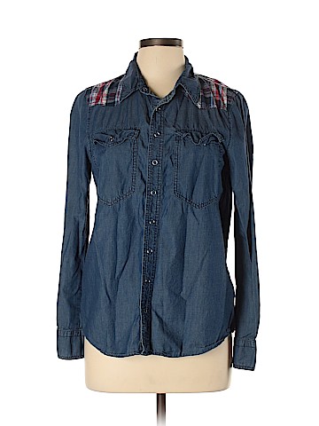 Forever 21 Long Sleeve Button-Down Shirt (view 1)