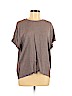MM6 Maison Martin Margiela 100% Viscose Purple Short Sleeve Blouse Size EU 44 / US 14 - photo 1
