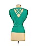 Heart Soul Green Short Sleeve Top Size S - photo 2