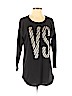 Victoria's Secret Black 3/4 Sleeve T-Shirt Size XS - photo 1