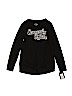 Art Class Graphic Black Long Sleeve T-Shirt Size 10 - 12 - photo 1