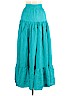 Calypso St. Barth 100% Silk Blue Silk Skirt Size M - photo 2