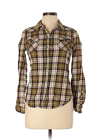 Mossimo Supply Co. Long Sleeve Button-Down Shirt (view 1)