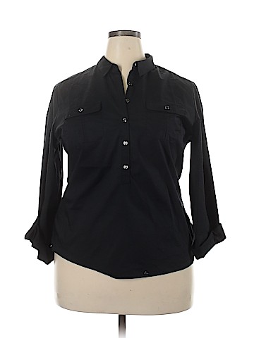 7th Avenue Design Studio New York & Company Long Sleeve Button-Down Shirt (view 1)