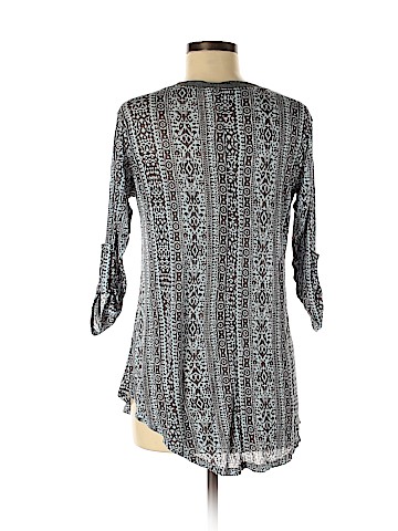 H.I.P. Happening in the Present 3/4 Sleeve Henley (view 2)