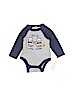 Cat & Jack Graphic Gray Long Sleeve Onesie Size Newborn - photo 1