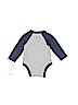 Cat & Jack Graphic Gray Long Sleeve Onesie Size Newborn - photo 2