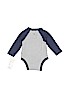 Cat & Jack Gray Long Sleeve Onesie Size Newborn - photo 2