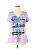 Style&Co Purple Short Sleeve T-Shirt Size XL - photo 1