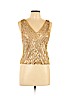 Easton Pearson Tan Sleeveless Blouse Size 10 - photo 1