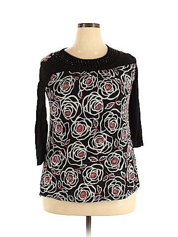 Unbranded 3/4 Sleeve Top (view 1)