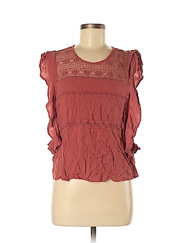 American Eagle Outfitters Short Sleeve Blouse (view 1)