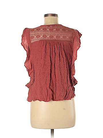 American Eagle Outfitters Short Sleeve Blouse (view 2)