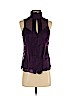 Vertigo Paris 100% Silk Purple Sleeveless Silk Top Size XS - photo 1