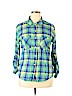Sanctuary Green Long Sleeve Button-Down Shirt Size XL - photo 1