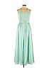 White by Vera Wang 100% Polyester Green Cocktail Dress Size 10 - photo 1