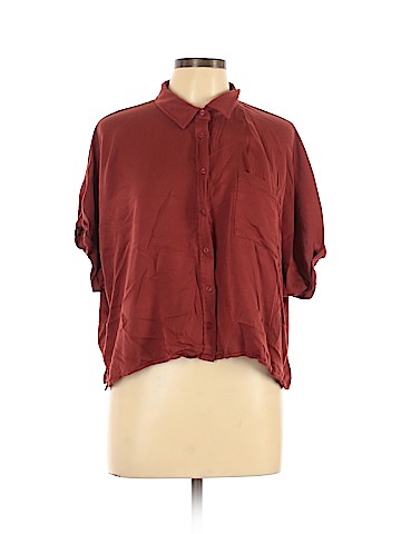 Forever 21 Short Sleeve Button-Down Shirt (view 1)