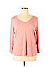 Old Navy Pink 3/4 Sleeve T-Shirt Size XL - photo 1
