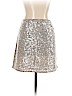 Banana Republic 100% Polyester Silver Formal Skirt Size 14 - photo 2