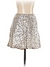 Banana Republic 100% Polyester Silver Formal Skirt Size 14 - photo 1