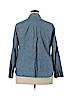 Old Navy Plus 100% Cotton Blue Long Sleeve Button-Down Shirt Size XXL - photo 2