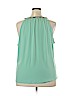 New York & Company Teal Sleeveless Top Size XXL - photo 1