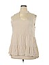 Mossimo 100% Rayon Tan Sleeveless Blouse Size XXL - photo 1