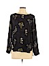 Ann Taylor LOFT Black Long Sleeve Blouse Size L (petite) - photo 1
