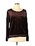 Simply Vera Vera Wang Brown Long Sleeve Top Size XL - photo 1