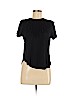 H&M 100% Viscose Black Short Sleeve Top Size M - photo 1