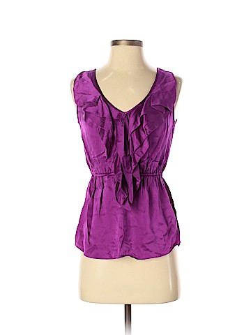 Rebecca Taylor Sleeveless Silk Top (view 1)