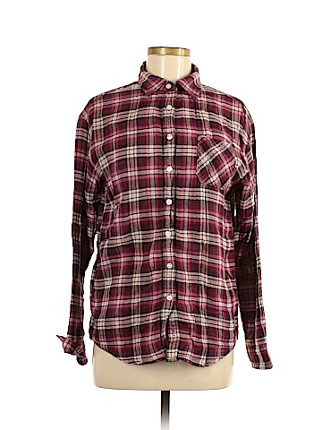 American Eagle Outfitters Long Sleeve Button-Down Shirt (view 1)