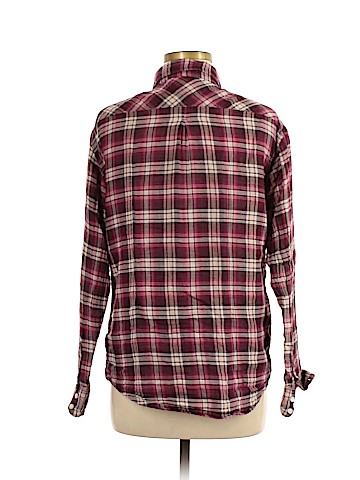 American Eagle Outfitters Long Sleeve Button-Down Shirt (view 2)
