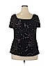 Torrid Black Short Sleeve Top Size 2X - photo 1