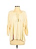 Billabong 100% Rayon Ivory 3/4 Sleeve Blouse Size S (petite) - photo 1