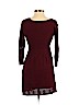 American Eagle Outfitters Burgundy Casual Dress Size XXS - photo 2