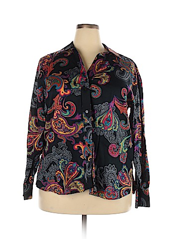 Foxcroft Long Sleeve Button-Down Shirt (view 1)