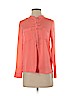 H&M 100% Polyester Pink Long Sleeve Blouse Size 4 - photo 1