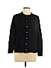 Karen Scott 100% Acrylic Black Cardigan Size L (petite) - photo 1