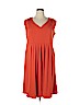 Roaman's Orange Casual Dress Size 16 - photo 1