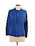 Karen Scott 100% Acrylic Blue Cardigan Size L (petite) - photo 1